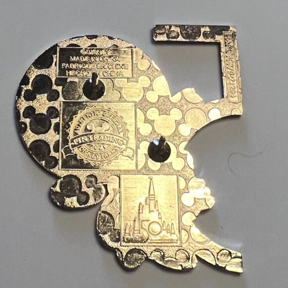 WDW 50th anniversary • mickey & minnie celebration pin - Picture 2 of 2